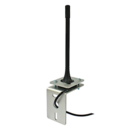 VIDEX 434 Standard GSM Antenna With Magnetic Base & L Bracket Antenna - Click Image to Close