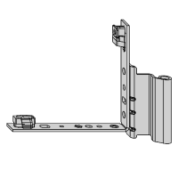 MACO TBT Rebated Corner Support 12/20-13 To Suit 13mm Eurogroove UPVC 54893 Left Hand