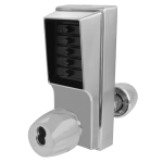 DORMAKABA Series 1000 1041B Knob Operated Digital Lock With Key Override & Passage Set SC No Cylinder 1041B-26D