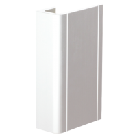 ASEC Pair Of Aluminium Push Pad Handles White