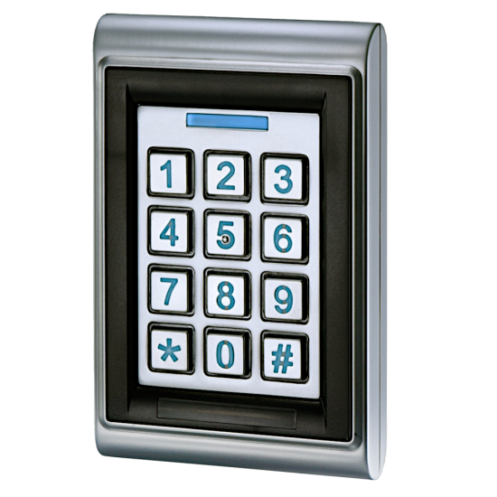 ASEC Bluetooth Proximity Keypad Silver - Click Image to Close