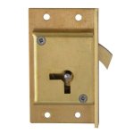 ASEC 80 4 Lever Cut Cupboard Lock 64mm SB KD RH Visi