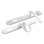 FAB & FIX Balmoral 92/62 Lever/Pad Snib UPVC Furniture White