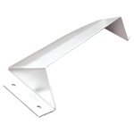 ASEC 300mm (12 Inch) Letter Box Security Hood White