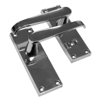 ASEC Vital Victorian Plate Mounted Straight Lever Furniture 100mm CP Latch