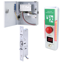 ICS EDS-ENFORCER Escape Door System With PSU & Electric Mortice Lock Monitored With Electric Mortice Lock