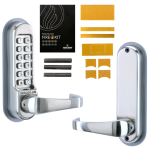 CODELOCKS CL510 / CL515 Digital Lock With Tubular Latch CL515 SS With Passage Set And Fire Kit