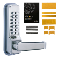 CODELOCKS CL425 Digital Lock With Mortice Lock CL425 SS With Fire Kit