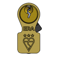 ERA Invincible BS Kitemarked 3 Star Cylinder & Turn 100mm 50(Ext)/T50 (45/10/45T) KD Brass