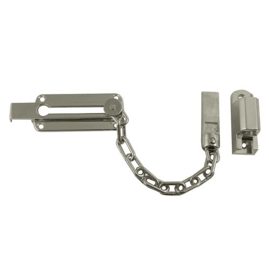 Hiatt 187 & 188 Locking Door Chain CP KD Visi - Click Image to Close