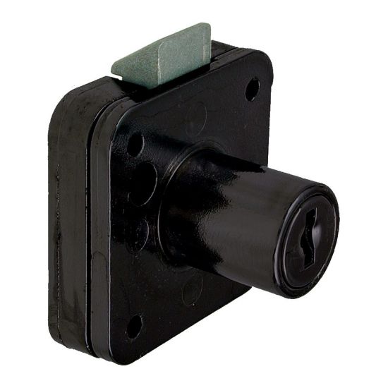 L&F 5883 Cylinder Drawer Lock 20mm BLK KD Bagged - Click Image to Close